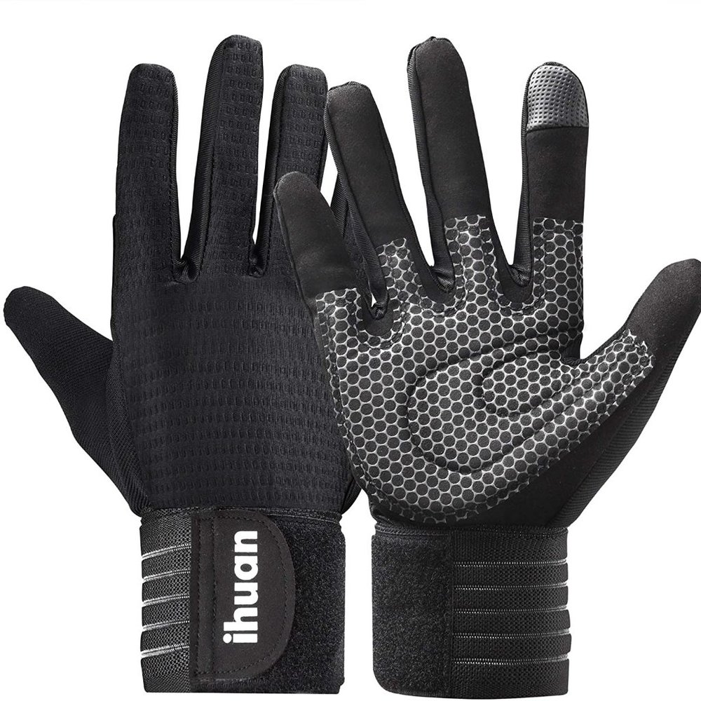 Full finger workout gloves for weight lifting men and women